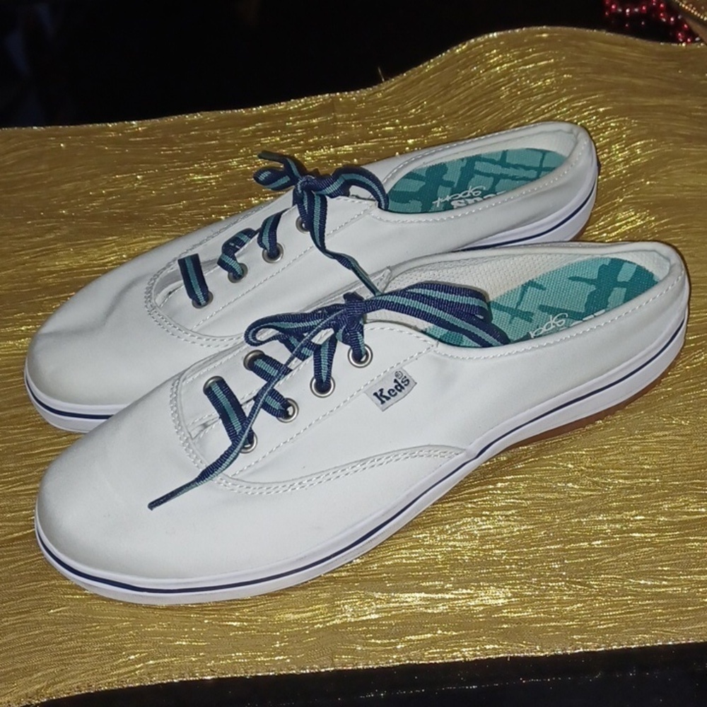 Keds Mule Sneakers White Slip On Shoes Women's Size 7.5
